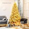Artificial Tinsel Christmas Tree Hinged with Foldable Stand